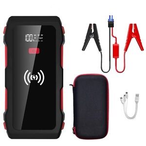 Portable Battery Jump Starter for Car with wireless  Mobile Phone charger